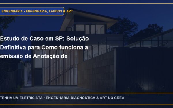 Estudo de Caso em SP: Solução Definitiva para Como funciona a emissão de Anotação de Responsabilidade Técnica (ART) no CREA-SP