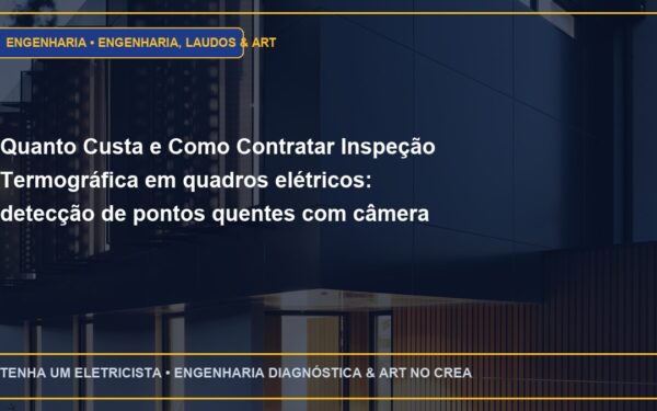 Quanto Custa e Como Contratar Inspeção Termográfica em quadros elétricos: detecção de pontos quentes com câmera FLIR com ART