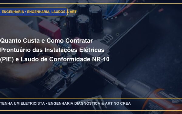 Quanto Custa e Como Contratar Prontuário das Instalações Elétricas (PIE) e Laudo de Conformidade NR-10 com ART