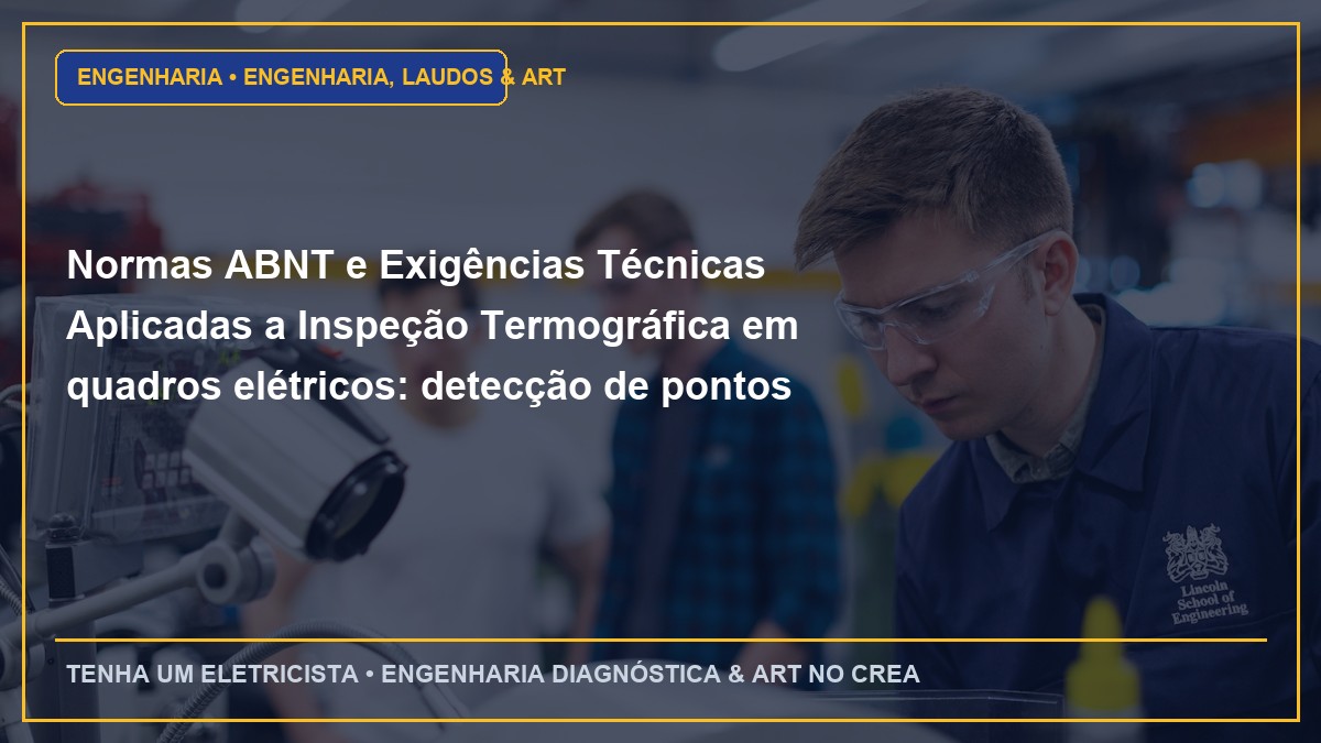 Normas ABNT e Exigências Técnicas Aplicadas a Inspeção Termográfica em quadros elétricos: detecção de pontos quentes com câmera FLIR
