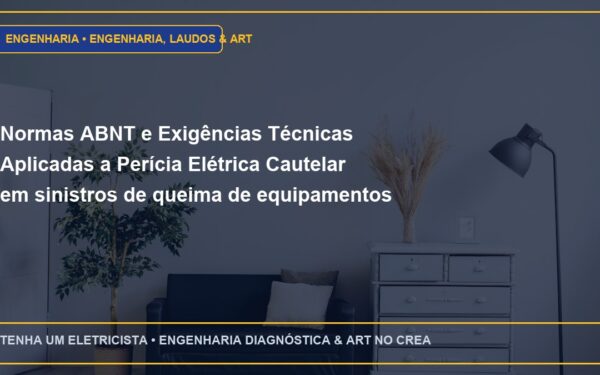 Normas ABNT e Exigências Técnicas Aplicadas a Perícia Elétrica Cautelar em sinistros de queima de equipamentos por sobretensão