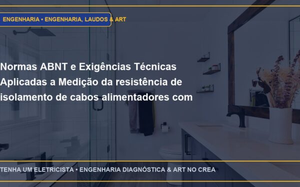 Normas ABNT e Exigências Técnicas Aplicadas a Medição da resistência de isolamento de cabos alimentadores com Megômetro