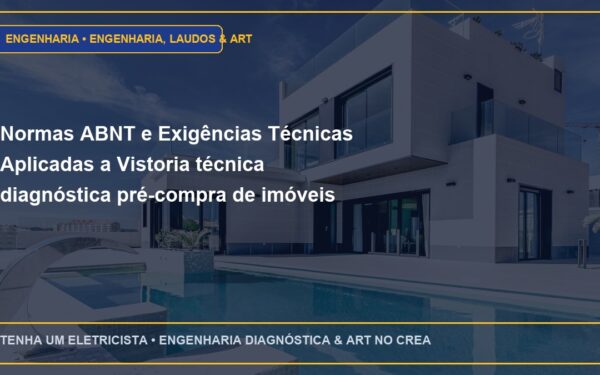 Normas ABNT e Exigências Técnicas Aplicadas a Vistoria técnica diagnóstica pré-compra de imóveis residenciais e comerciais