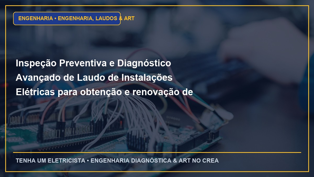 Inspeção Preventiva e Diagnóstico Avançado de Laudo de Instalações Elétricas para obtenção e renovação de AVCB dos Bombeiros