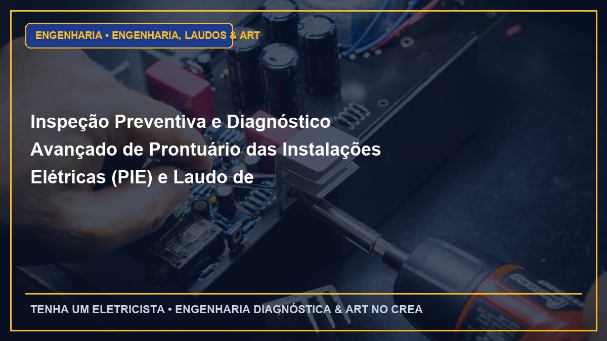 Inspeção Preventiva e Diagnóstico Avançado de Prontuário das Instalações Elétricas (PIE) e Laudo de Conformidade NR-10