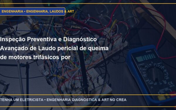 Inspeção Preventiva e Diagnóstico Avançado de Laudo pericial de queima de motores trifásicos por desequilíbrio de tensão