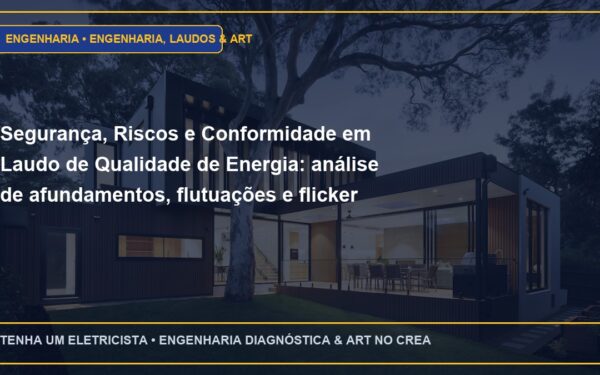 Segurança, Riscos e Conformidade em Laudo de Qualidade de Energia: análise de afundamentos, flutuações e flicker