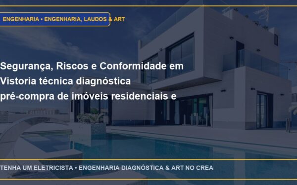 Segurança, Riscos e Conformidade em Vistoria técnica diagnóstica pré-compra de imóveis residenciais e comerciais