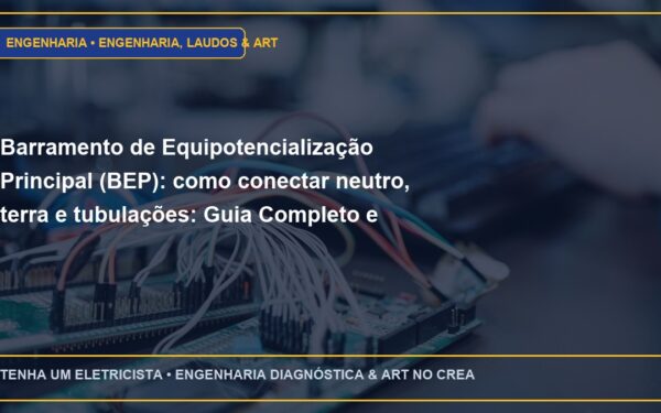 Barramento de Equipotencialização Principal (BEP): como conectar neutro, terra e tubulações: Guia Completo e Normas