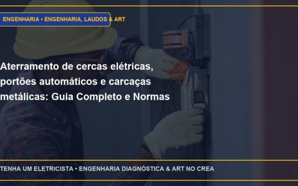 Aterramento de cercas elétricas, portões automáticos e carcaças metálicas: Guia Completo e Normas