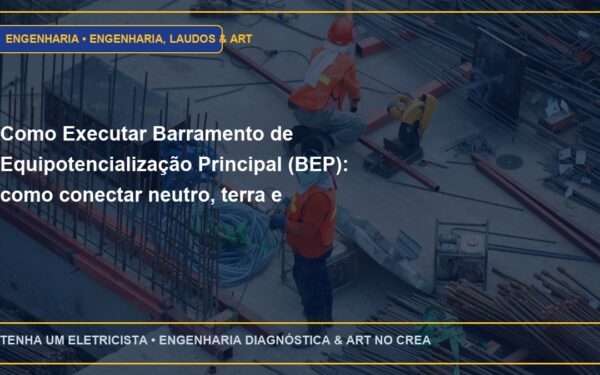 Como Executar Barramento de Equipotencialização Principal (BEP): como conectar neutro, terra e tubulações em São Paulo