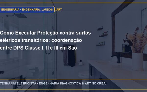 Como Executar Proteção contra surtos elétricos transitórios: coordenação entre DPS Classe I, II e III em São Paulo