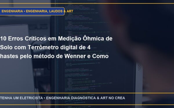 10 Erros Críticos em Medição Ôhmica de Solo com Terrômetro digital de 4 hastes pelo método de Wenner e Como Evitar