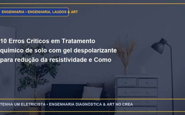 10 Erros Críticos em Tratamento químico de solo com gel despolarizante para redução da resistividade e Como Evitar