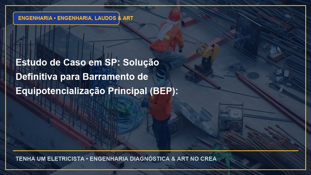 Estudo de Caso em SP: Solução Definitiva para Barramento de Equipotencialização Principal (BEP): como conectar neutro, terra e tubulações