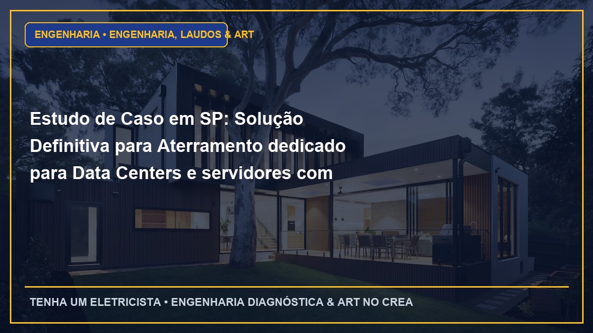 Estudo de Caso em SP: Solução Definitiva para Aterramento dedicado para Data Centers e servidores com malha de referência de sinal