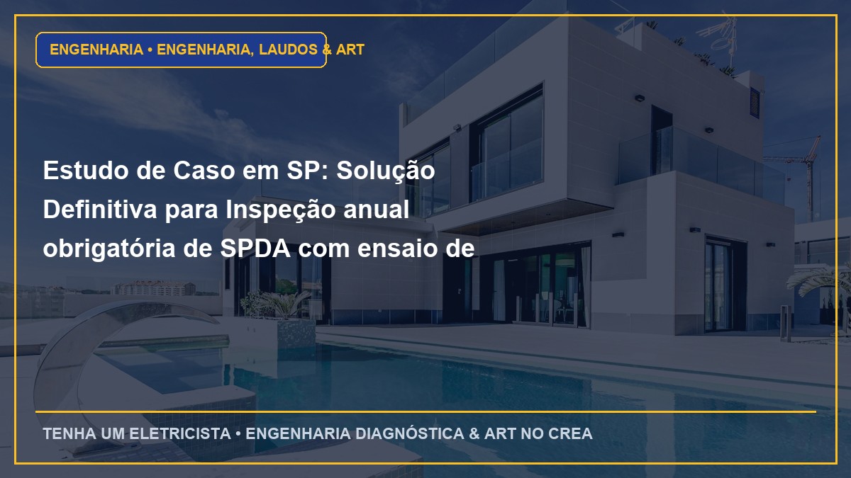 Estudo de Caso em SP: Solução Definitiva para Inspeção anual obrigatória de SPDA com ensaio de continuidade das descidas