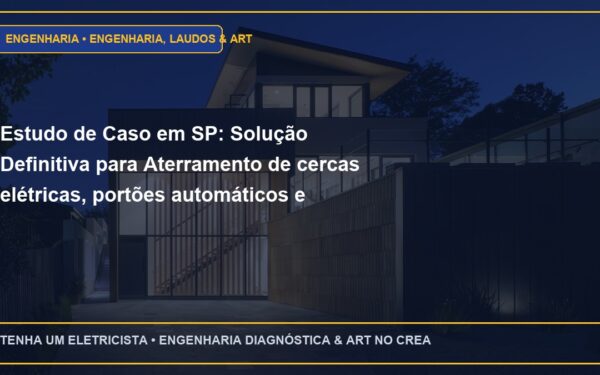 Estudo de Caso em SP: Solução Definitiva para Aterramento de cercas elétricas, portões automáticos e carcaças metálicas