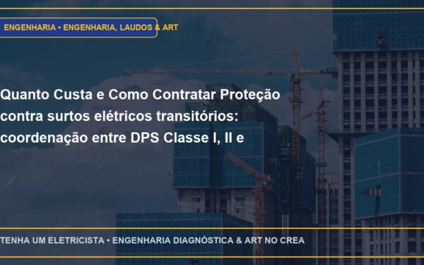 Quanto Custa e Como Contratar Proteção contra surtos elétricos transitórios: coordenação entre DPS Classe I, II e III com ART