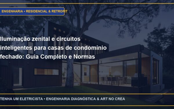 Iluminação zenital e circuitos inteligentes para casas de condomínio fechado: Guia Completo e Normas