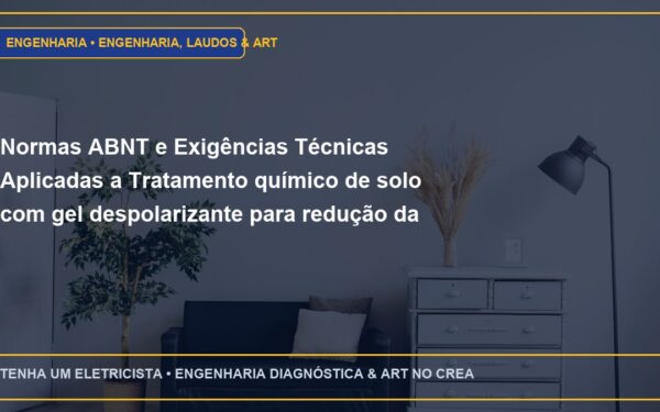 Normas ABNT e Exigências Técnicas Aplicadas a Tratamento químico de solo com gel despolarizante para redução da resistividade
