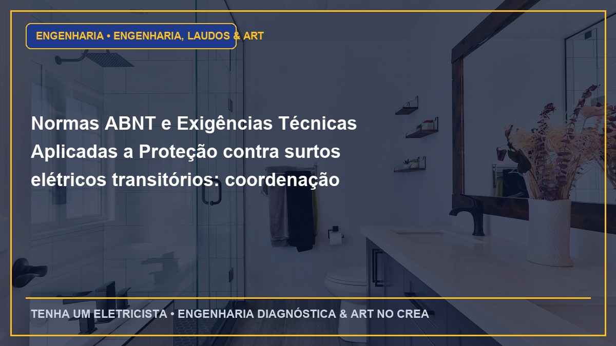 Normas ABNT e Exigências Técnicas Aplicadas a Proteção contra surtos elétricos transitórios: coordenação entre DPS Classe I, II e III