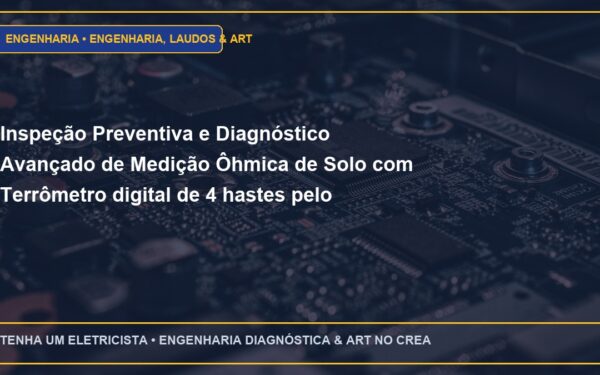 Inspeção Preventiva e Diagnóstico Avançado de Medição Ôhmica de Solo com Terrômetro digital de 4 hastes pelo método de Wenner
