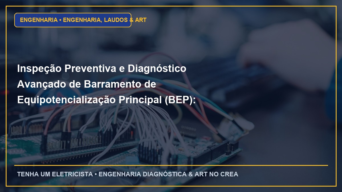 Inspeção Preventiva e Diagnóstico Avançado de Barramento de Equipotencialização Principal (BEP): como conectar neutro, terra e tubulações