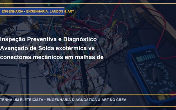 Inspeção Preventiva e Diagnóstico Avançado de Solda exotérmica vs conectores mecânicos em malhas de aterramento subterrâneas