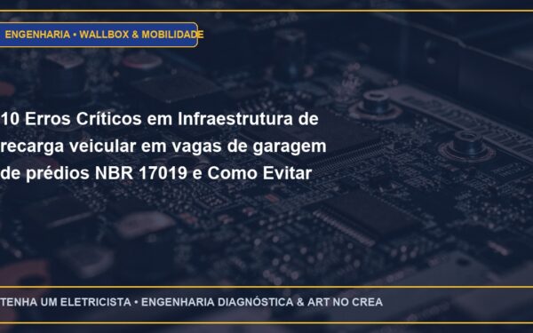 10 Erros Críticos em Infraestrutura de recarga veicular em vagas de garagem de prédios NBR 17019 e Como Evitar