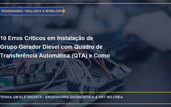 10 Erros Críticos em Instalação de Grupo Gerador Diesel com Quadro de Transferência Automática (QTA) e Como Evitar