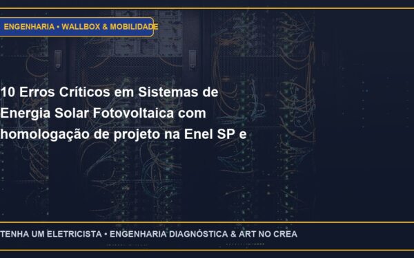 10 Erros Críticos em Sistemas de Energia Solar Fotovoltaica com homologação de projeto na Enel SP e Como Evitar