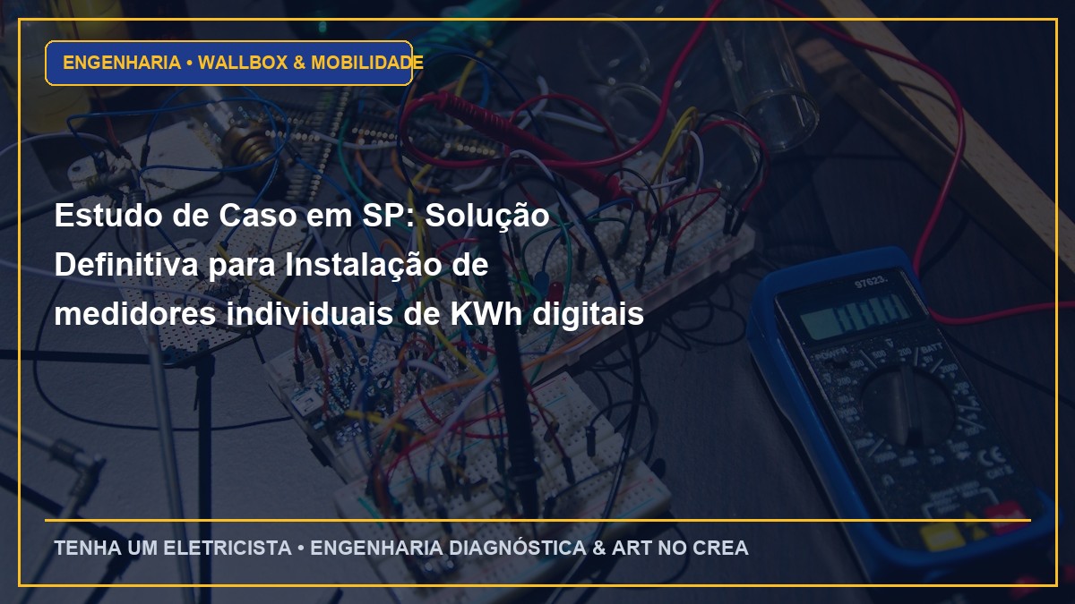 Estudo de Caso em SP: Solução Definitiva para Instalação de medidores individuais de KWh digitais para vagas de garagem elétricas