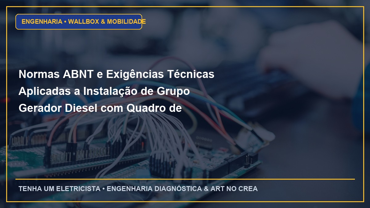 Normas ABNT e Exigências Técnicas Aplicadas a Instalação de Grupo Gerador Diesel com Quadro de Transferência Automática (QTA)