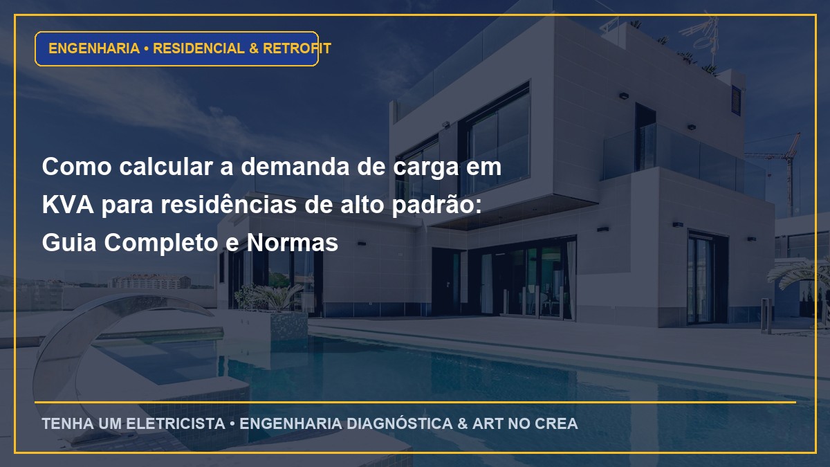 Como calcular a demanda de carga em KVA para residências de alto padrão: Guia Completo e Normas