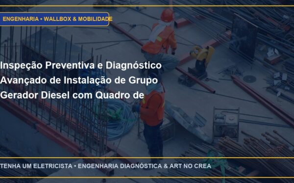 Inspeção Preventiva e Diagnóstico Avançado de Instalação de Grupo Gerador Diesel com Quadro de Transferência Automática (QTA)