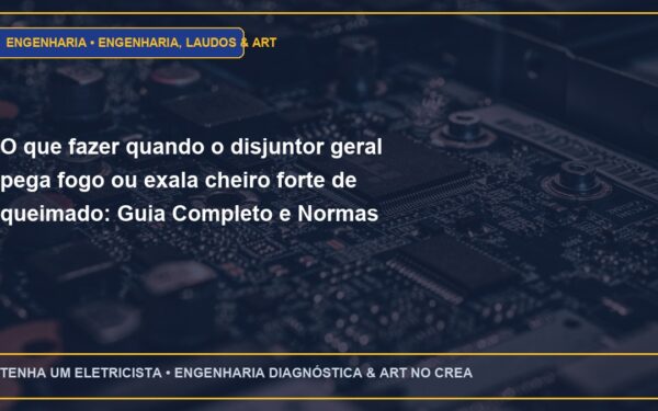 O que fazer quando o disjuntor geral pega fogo ou exala cheiro forte de queimado: Guia Completo e Normas