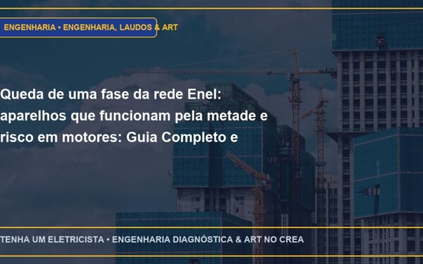 Queda de uma fase da rede Enel: aparelhos que funcionam pela metade e risco em motores: Guia Completo e Normas