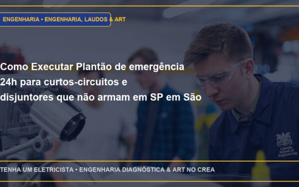 Como Executar Plantão de emergência 24h para curtos-circuitos e disjuntores que não armam em SP em São Paulo