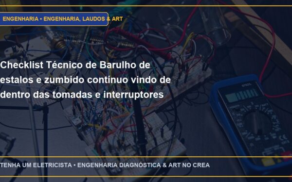 Checklist Técnico de Barulho de estalos e zumbido contínuo vindo de dentro das tomadas e interruptores (Passo a Passo)