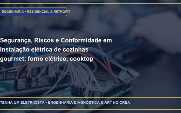 Segurança, Riscos e Conformidade em Instalação elétrica de cozinhas gourmet: forno elétrico, cooktop indução e micro-ondas