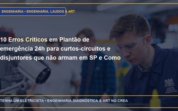 10 Erros Críticos em Plantão de emergência 24h para curtos-circuitos e disjuntores que não armam em SP e Como Evitar
