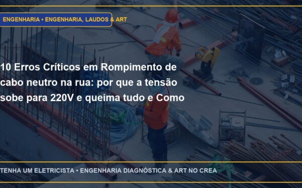 10 Erros Críticos em Rompimento de cabo neutro na rua: por que a tensão sobe para 220V e queima tudo e Como Evitar