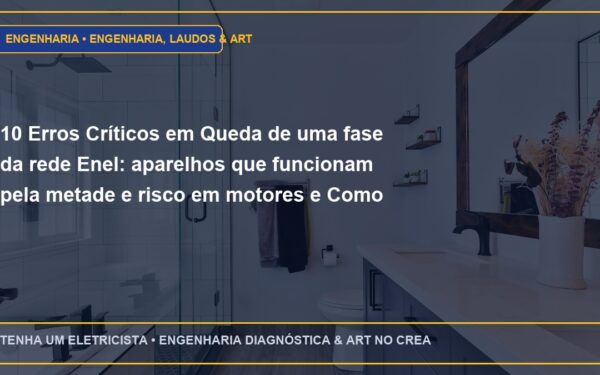 10 Erros Críticos em Queda de uma fase da rede Enel: aparelhos que funcionam pela metade e risco em motores e Como Evitar