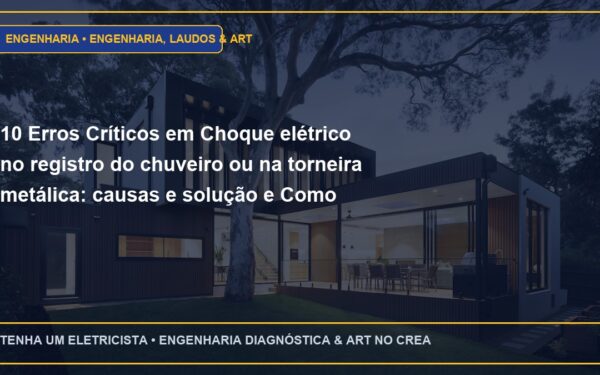 10 Erros Críticos em Choque elétrico no registro do chuveiro ou na torneira metálica: causas e solução e Como Evitar