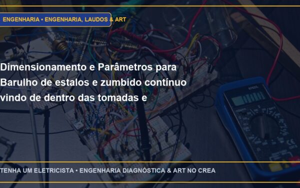 Dimensionamento e Parâmetros para Barulho de estalos e zumbido contínuo vindo de dentro das tomadas e interruptores