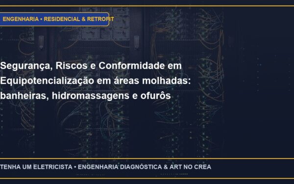 Segurança, Riscos e Conformidade em Equipotencialização em áreas molhadas: banheiras, hidromassagens e ofurôs