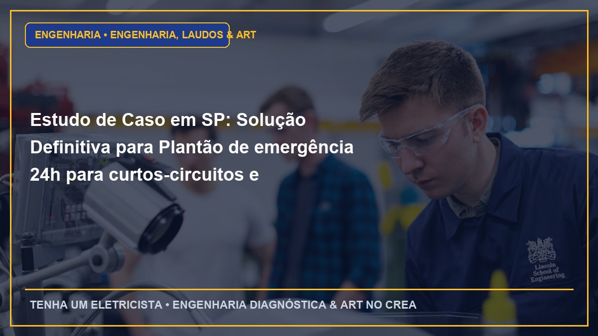 Estudo de Caso em SP: Solução Definitiva para Plantão de emergência 24h para curtos-circuitos e disjuntores que não armam em SP