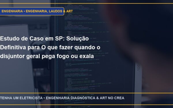 Estudo de Caso em SP: Solução Definitiva para O que fazer quando o disjuntor geral pega fogo ou exala cheiro forte de queimado