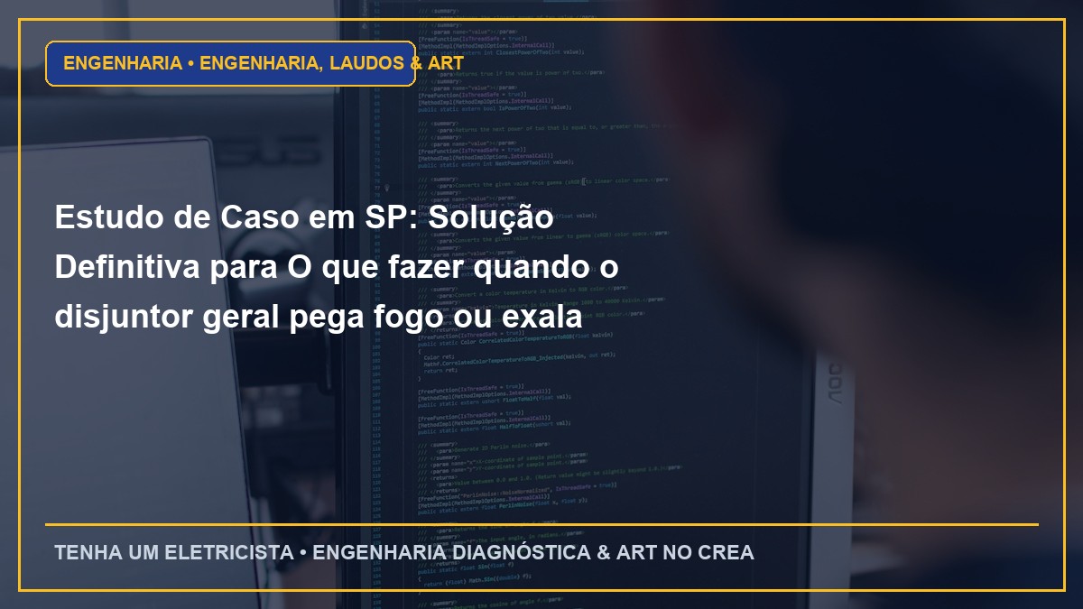 Estudo de Caso em SP: Solução Definitiva para O que fazer quando o disjuntor geral pega fogo ou exala cheiro forte de queimado